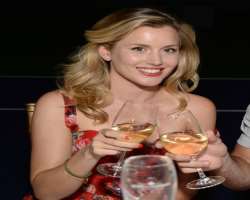 Camilla Belle consuming alcohol